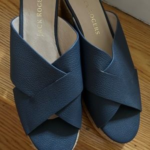 Jack Rogers Blue Sandal Size 10